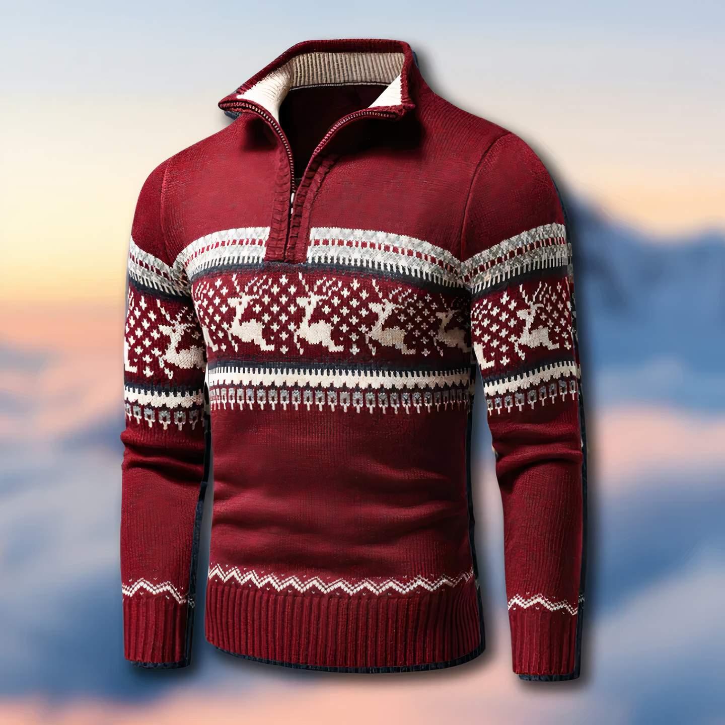 Pull Capuchon Zippé Décontracté pour Homme - PanierRoyale