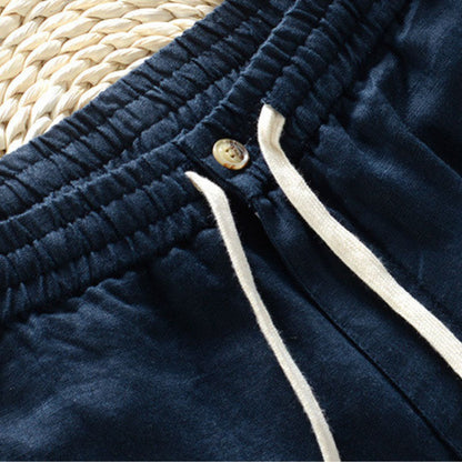 Pantalon Lin Élastique Homme