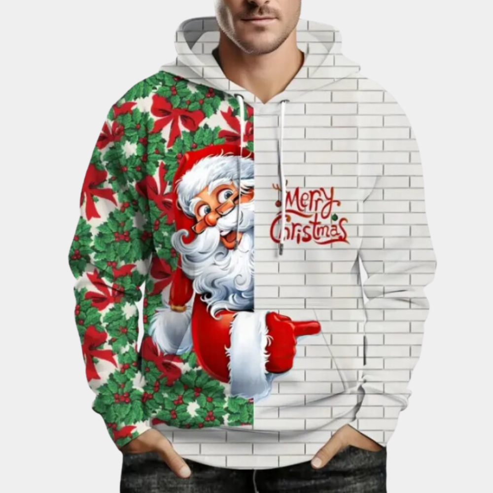 Hoodie Homme Noël Chic et Doux - PanierRoyale