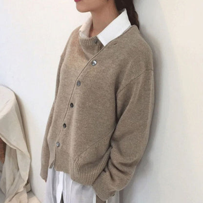 Cardigan Femme Tricoté Doux et Chic
