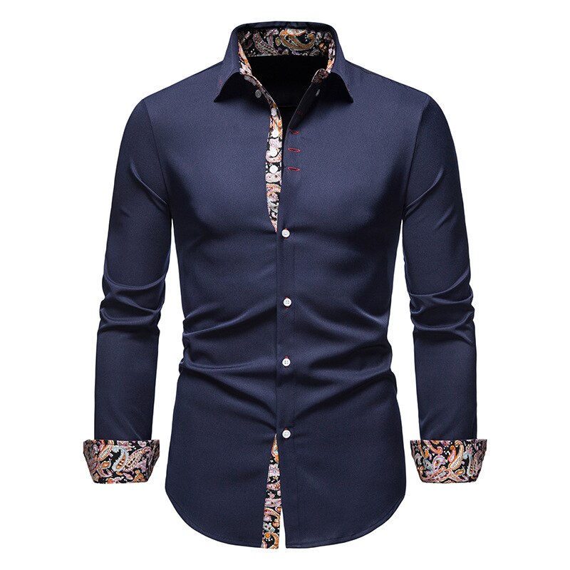 Chemise Homme Slim Fit en Coton Respirant