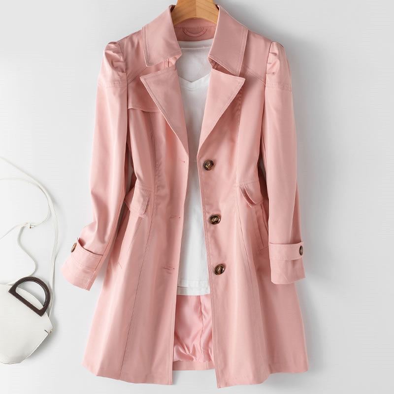 Trench Coat Femme Classique Léger et Élégant