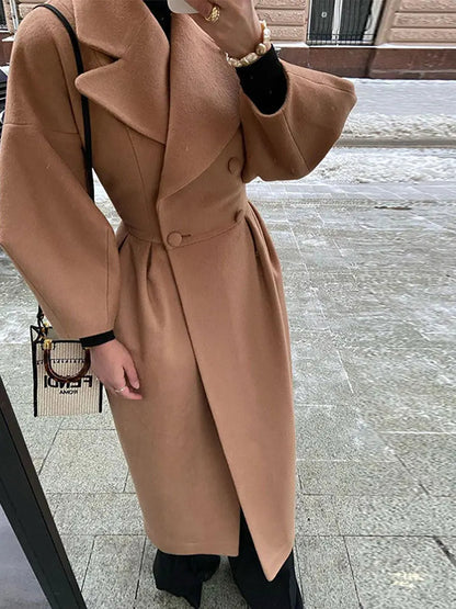 Manteau Femme Hiver Longues Manches Élégant