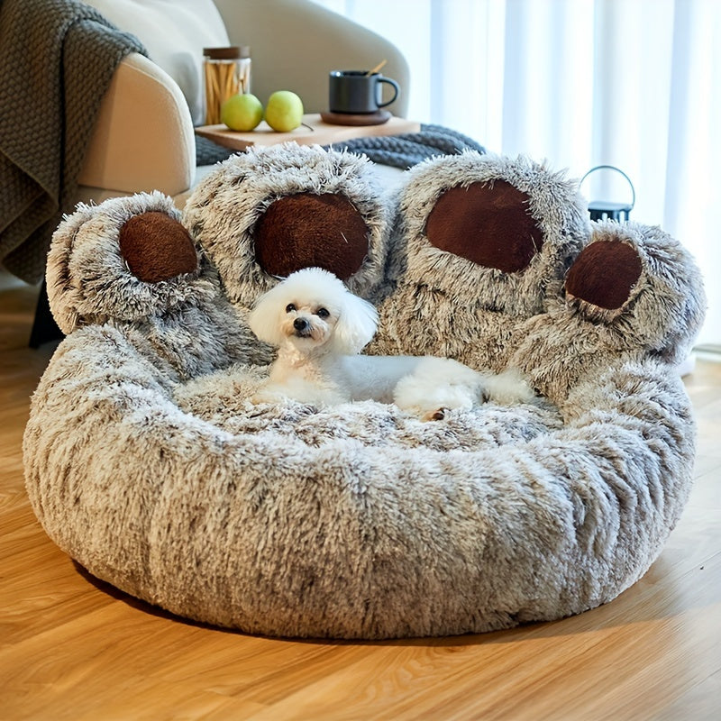 SnuggleNest™ - Lit Rond Confortable pour Chiens et Chats