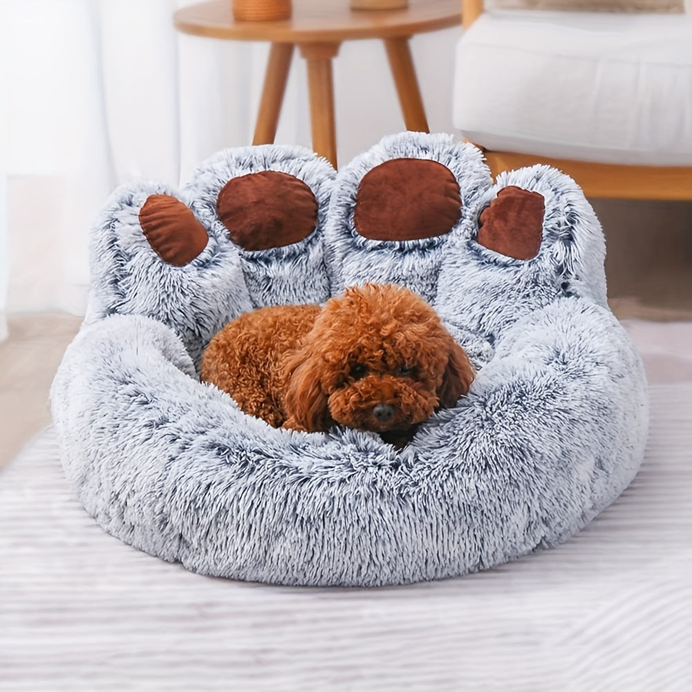 SnuggleNest™ - Lit Rond Confortable pour Chiens et Chats