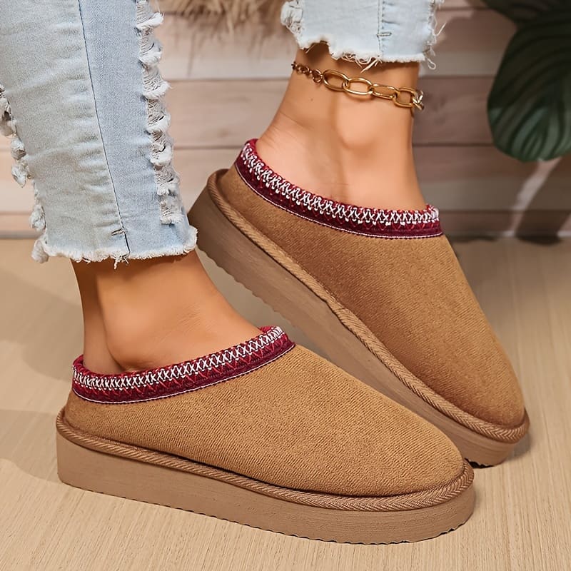 Chaussures Intérieures Femmes Chaudes et Confortables