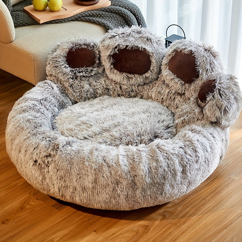 SnuggleNest™ - Lit Rond Confortable pour Chiens et Chats