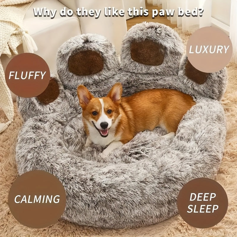 SnuggleNest™ - Lit Rond Confortable pour Chiens et Chats