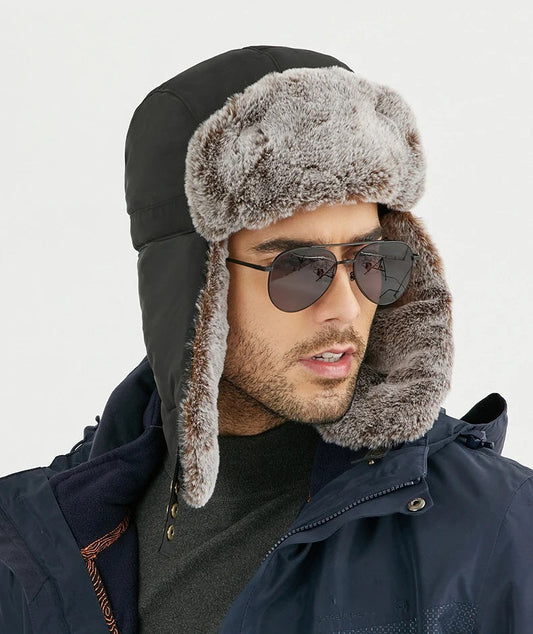 Bonnet Hiver Chaud et Doux pour Adulte avec Oreillettes - PanierRoyale