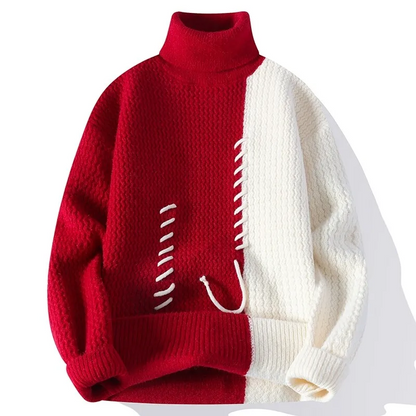 Pull Col Roulé Hiver Chaud et Élégant