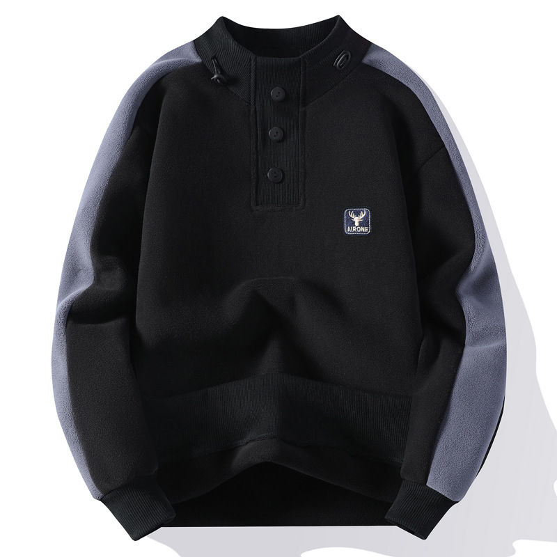 Pull à Manches Longues Unisexe Doux et Chaud