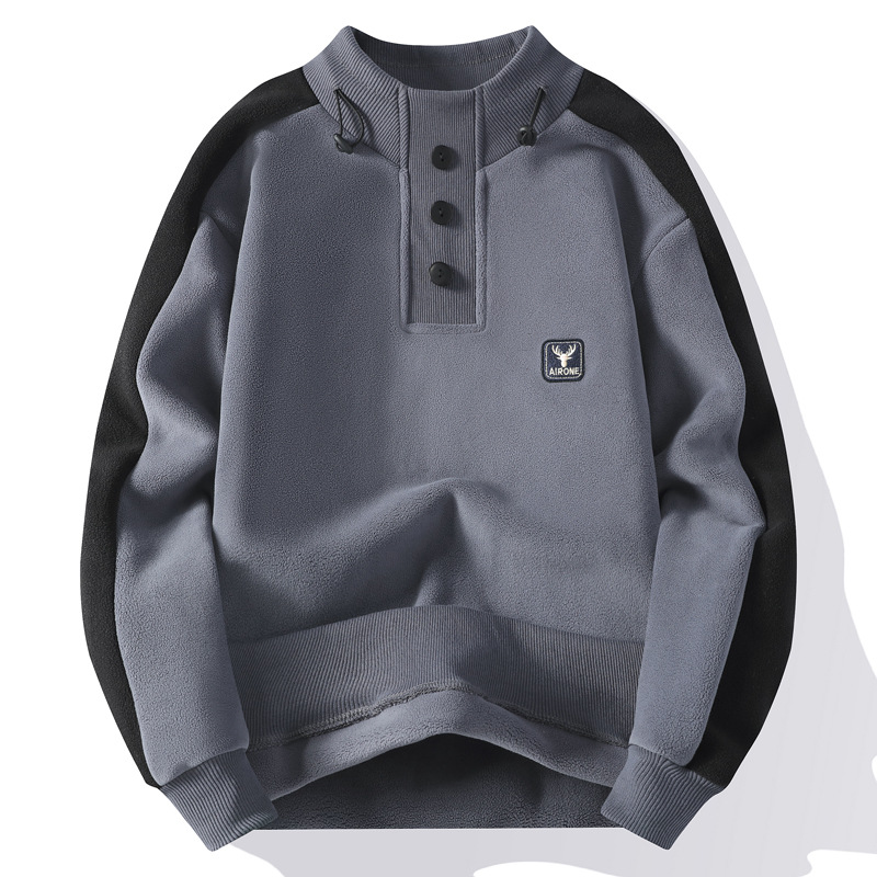 Pull à Manches Longues Unisexe Doux et Chaud