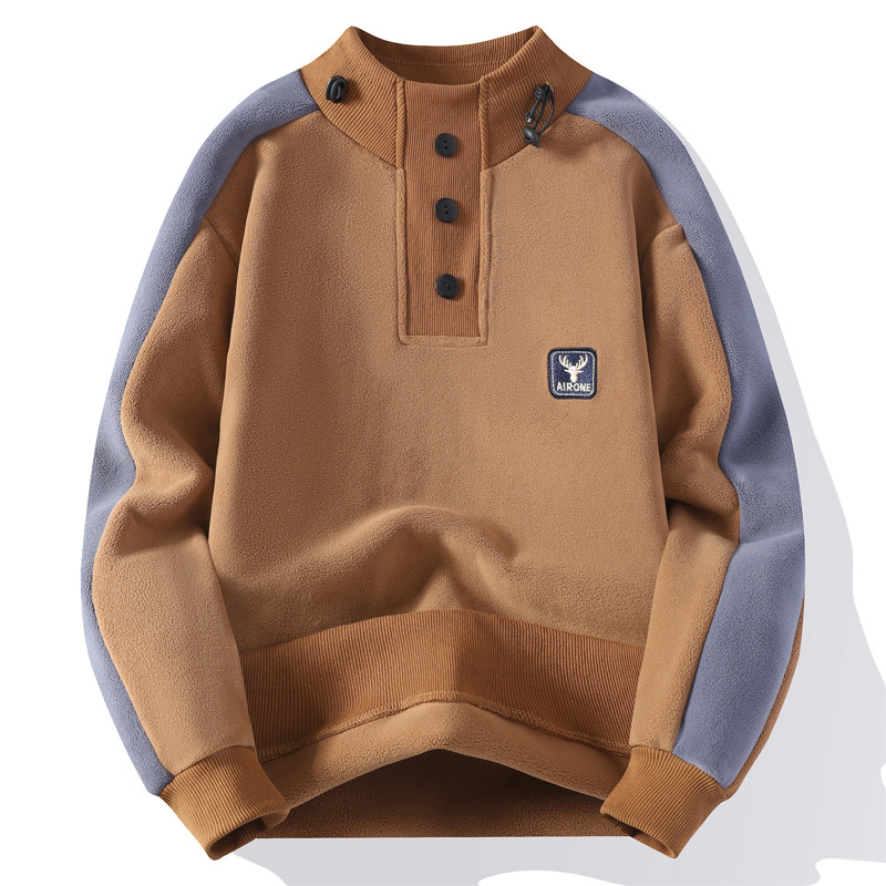 Pull à Manches Longues Unisexe Doux et Chaud
