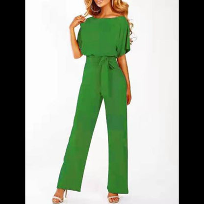 Combinaison Femme Élégante avec Ceinture Taille