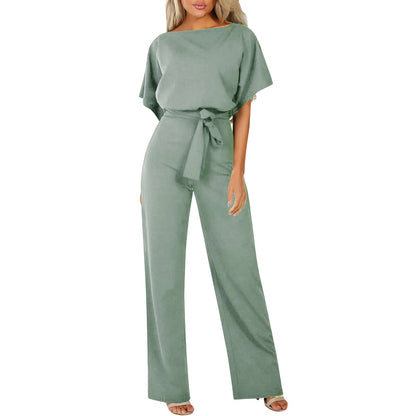 Combinaison Femme Élégante avec Ceinture Taille
