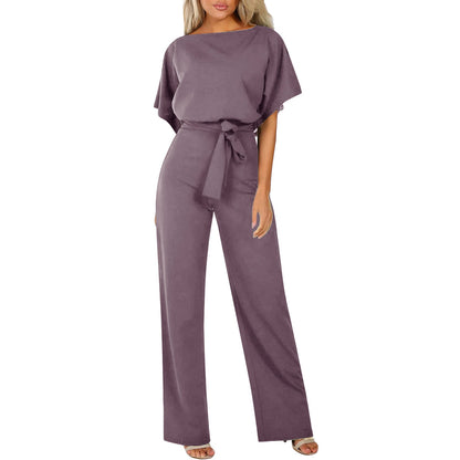 Combinaison Femme Élégante avec Ceinture Taille