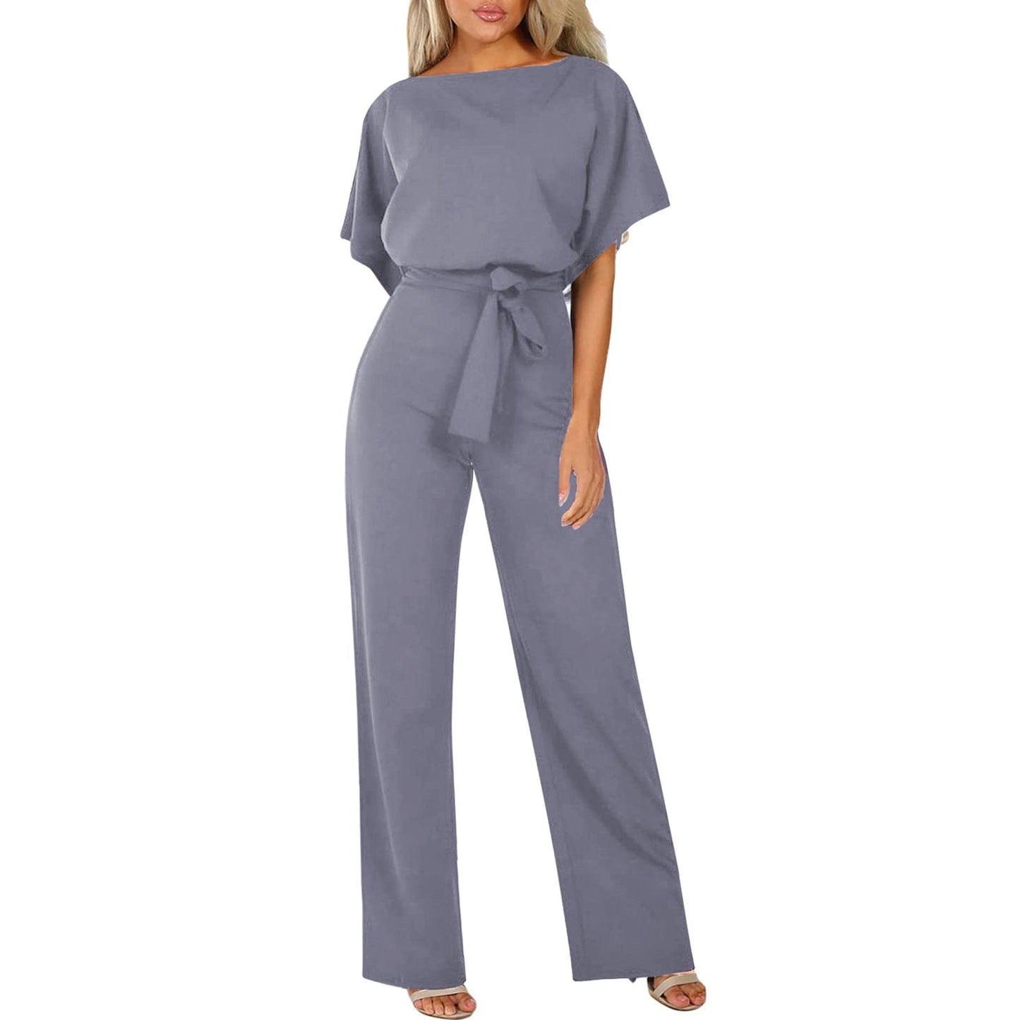 Combinaison Femme Élégante avec Ceinture Taille