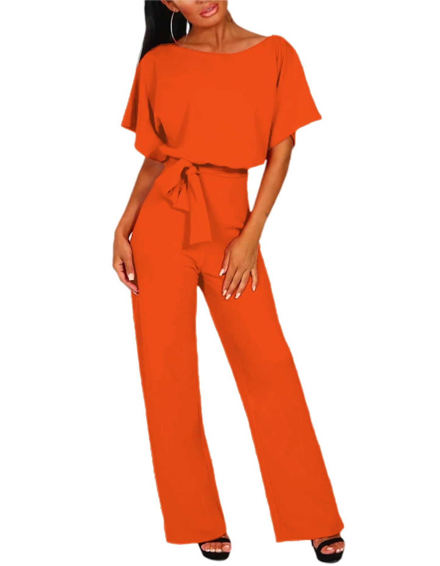 Combinaison Femme Élégante avec Ceinture Taille