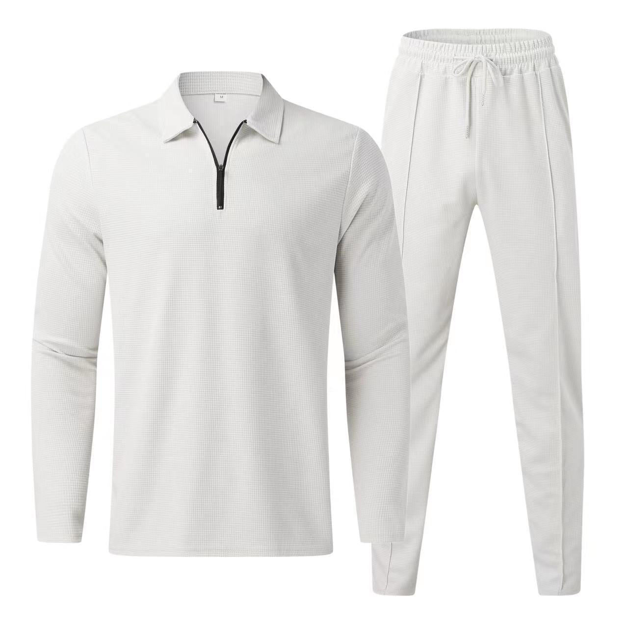 Tenue Décontractée Homme Jogging et Polo Manches Longues