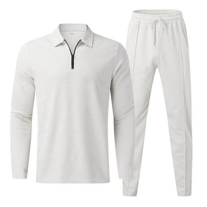 Tenue Décontractée Homme Jogging et Polo Manches Longues
