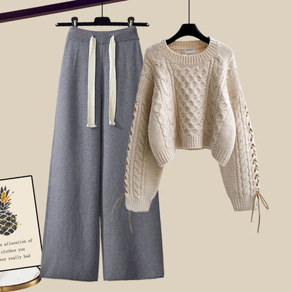 Pullover et Pantalon Femme Hiver Confortable