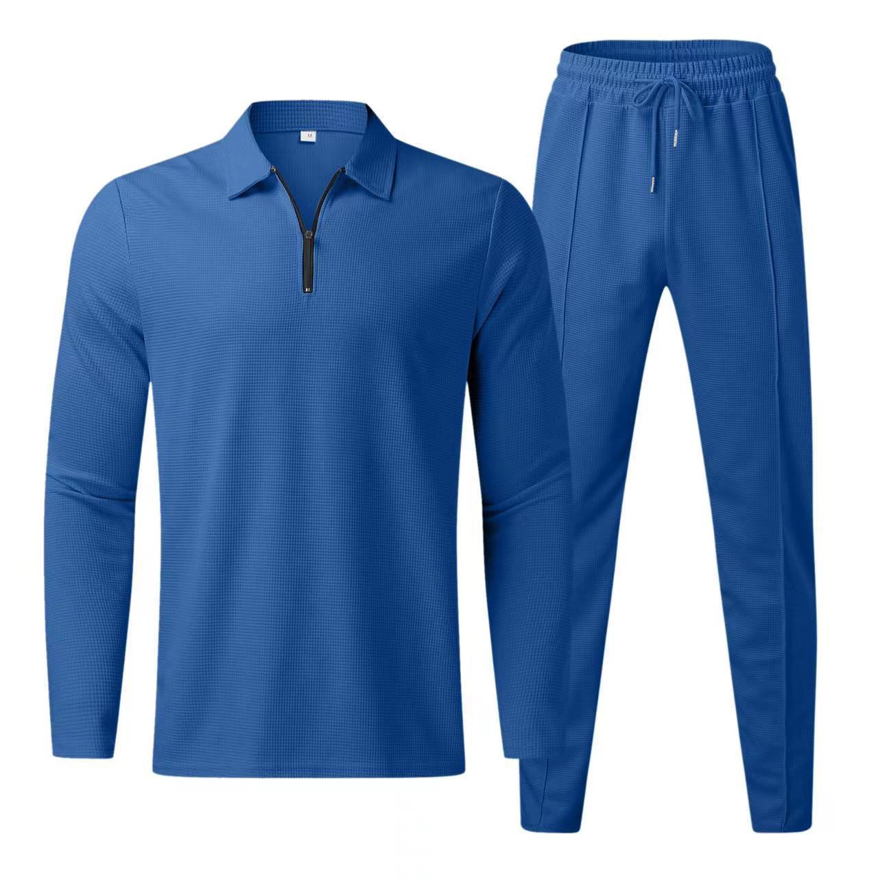 Tenue Décontractée Homme Jogging et Polo Manches Longues