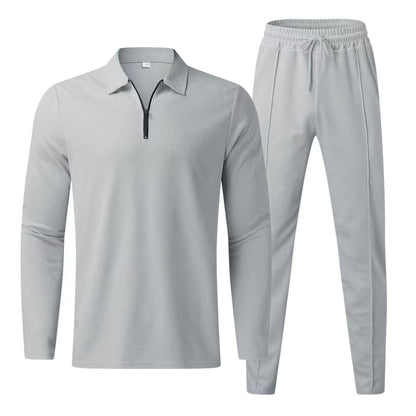 Tenue Décontractée Homme Jogging et Polo Manches Longues
