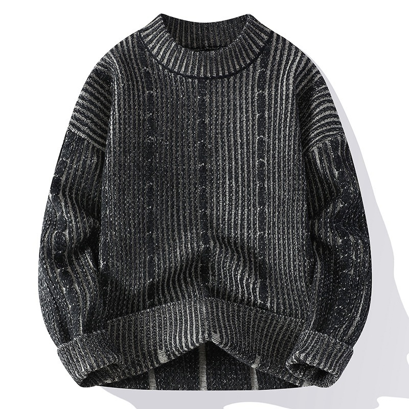 Pull en Maille Côtelée Élégant Unisexe - PanierRoyale