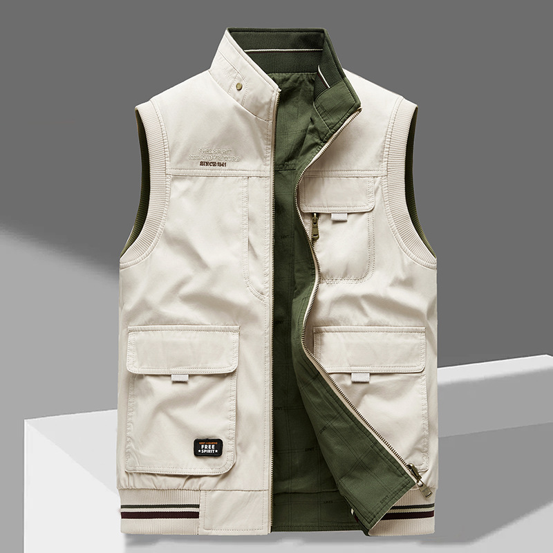 Gilet Homme Coton Confort Coupe Ajustée