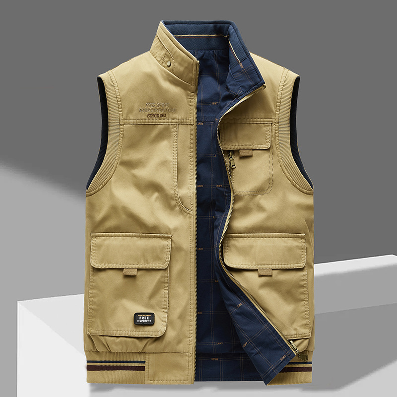 Gilet Homme Coton Confort Coupe Ajustée