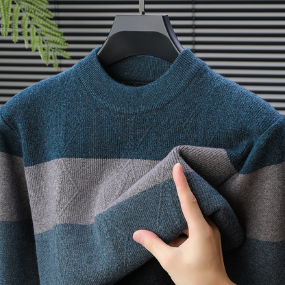 Pull en Maille Losangé Unisexe Élégant