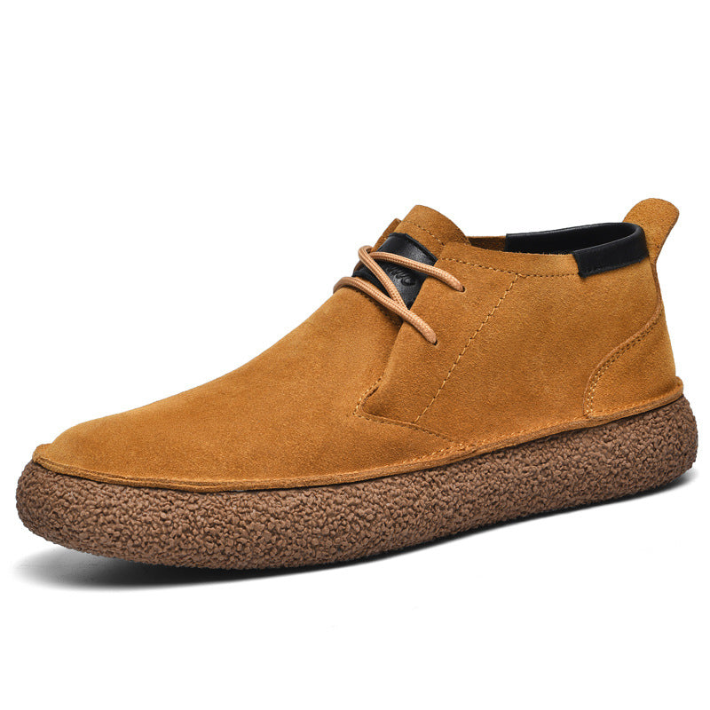 Mocassins Hauts Cuir Confortables à Semelle Souple - PanierRoyale