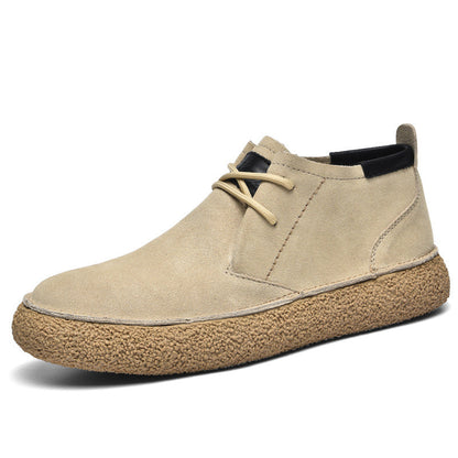 Mocassins Hauts Cuir Confortables à Semelle Souple