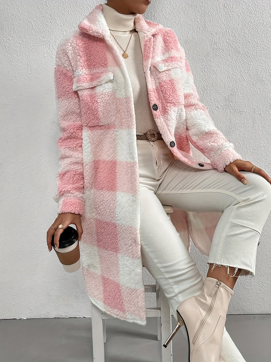 Manteau Femme Hiver Long Doux et Élégant - PanierRoyale