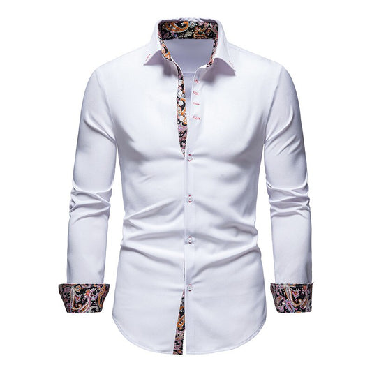 Chemise Homme à Motifs Paisley Élégant - BerlinGlamour