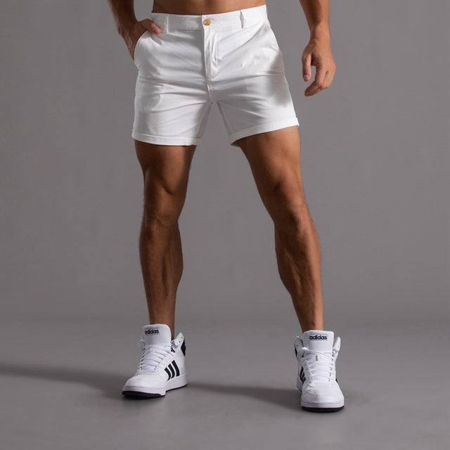 Shorts de running homme beige léger