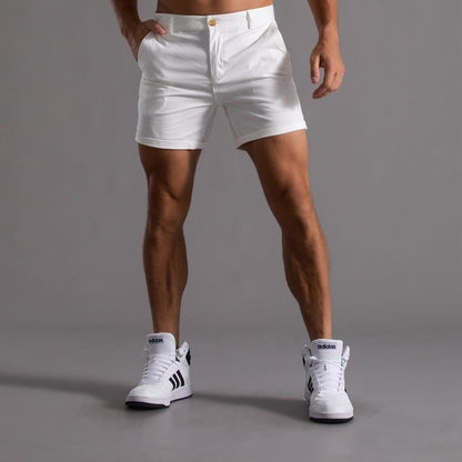 Shorts de running homme beige léger