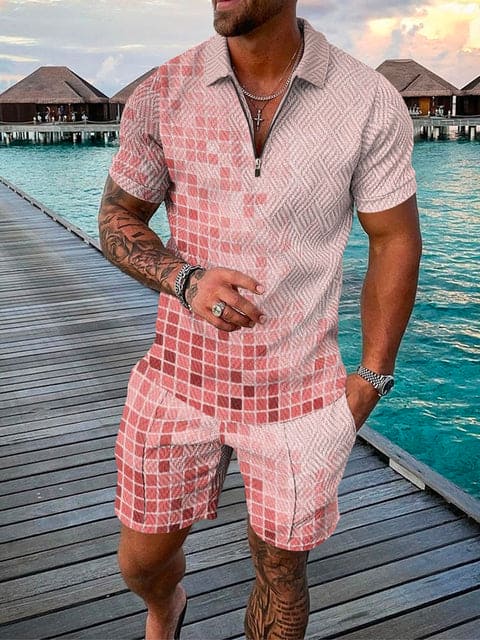 Costume Homme Décontracté imprimé couleur - BerlinGlamour