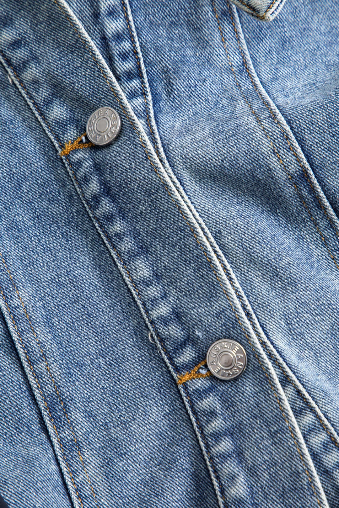 Veste en denim et nylon décontractée et originale