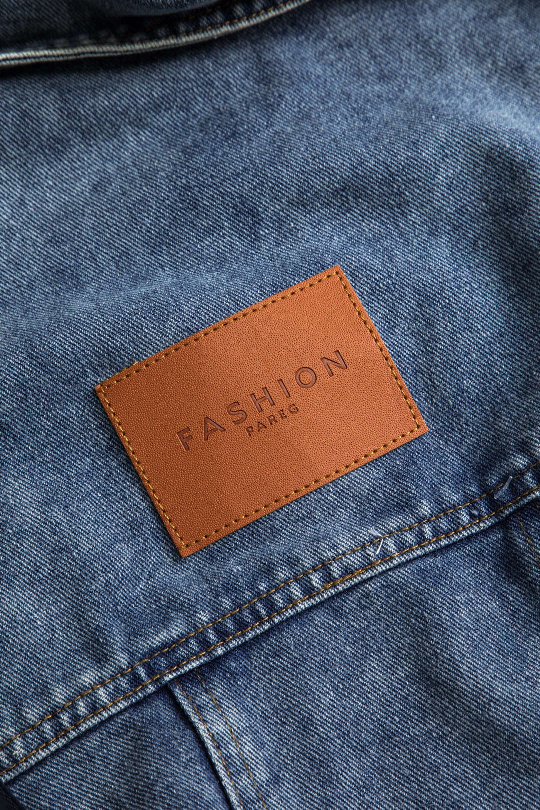Veste en denim et nylon décontractée et originale