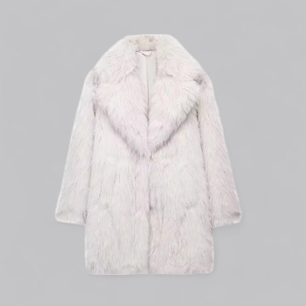 Manteau en fausse fourrure pour femme 0