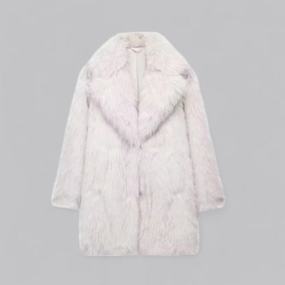 Manteau en fausse fourrure pour femme 0