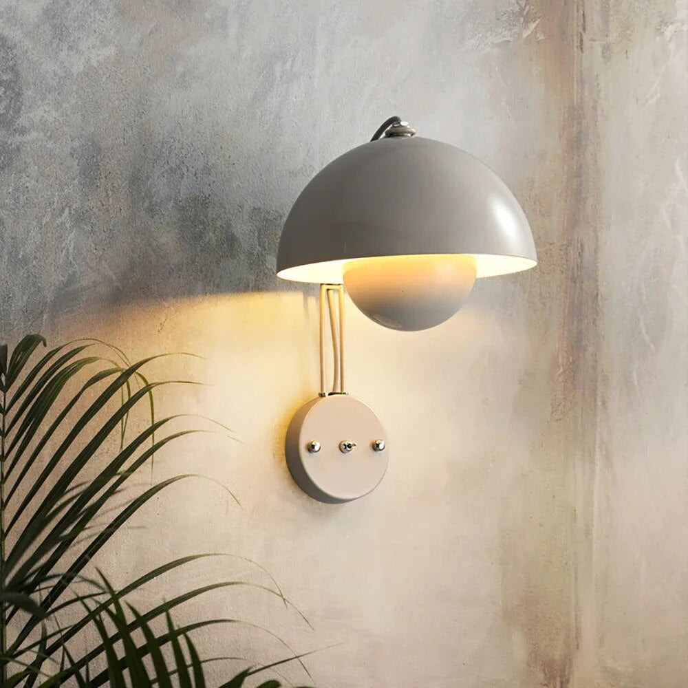 Marbrea™ – applique murale lumière douce en marbre & cuivre