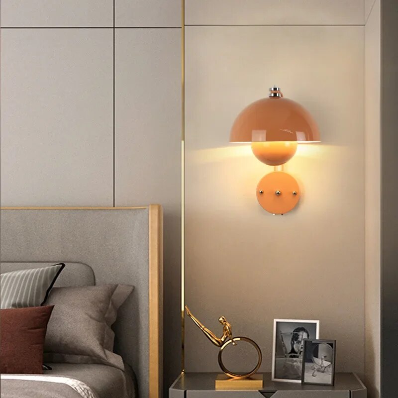Marbrea™ – applique murale lumière douce en marbre & cuivre