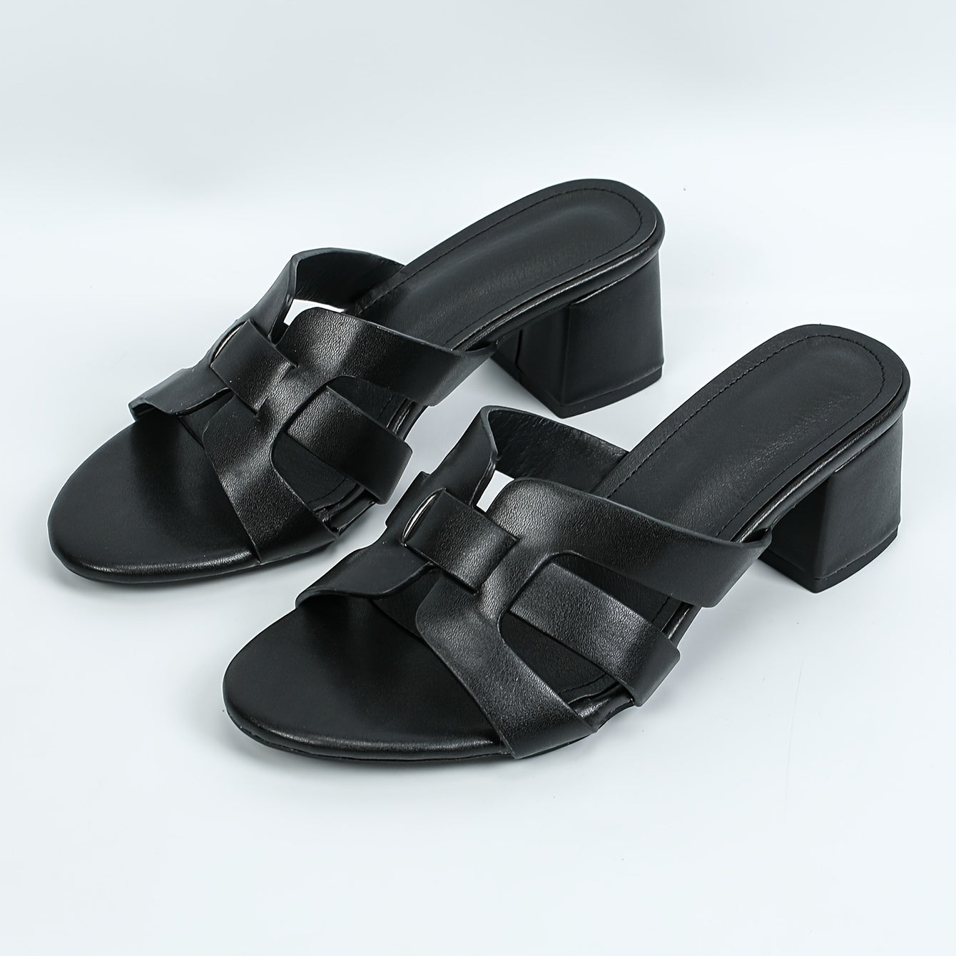 Mareva™ – Sandales Femme Talon Épais Chic Bout Ouvert Style Mary Jane Été