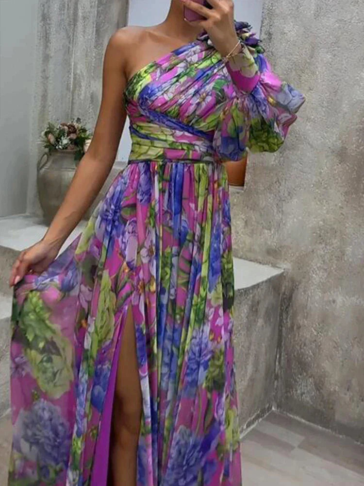 Robe Féminine Longue Élégante - luxestyle