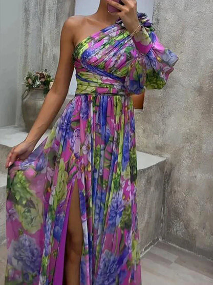 Robe Féminine Longue Élégante - luxestyle