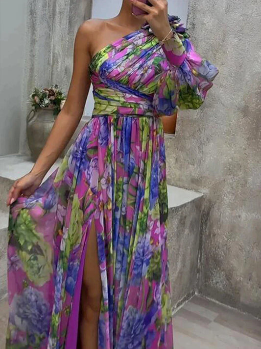 Robe Longue Féminine Chic et Élégante - PanierRoyale