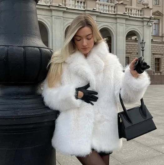 Manteau Femme Élégant Hiver Long - luxestyle