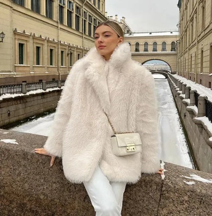 Manteau Femme Élégant Hiver Long